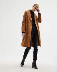 Nili Lotan Paige Suede Trench - Multicolour