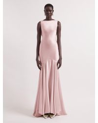 Nina Ricci - Mermaid Dress With Open Back - Lyst