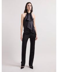 Nina Ricci - Halterneck Satin Top - Lyst