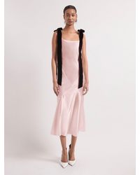 Nina Ricci - Mermaid Satin Dress - Lyst