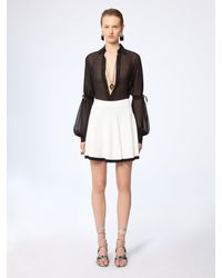 Nina Ricci - Mini Knit Skater Skirt - Lyst