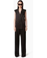Nina Ricci - Double-Breasted Sleeveless Jacket - Lyst