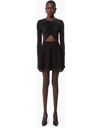 Nina Ricci - Wool Blend Mini Flared Skirt - Lyst