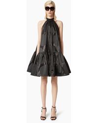 Nina Ricci - Halterneck Mini Dress With Peplum - Lyst