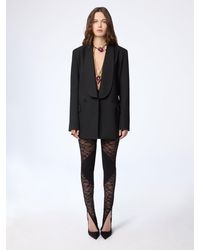 Nina Ricci - Patchwork Leggings With Lace Inserts - Lyst
