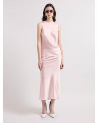 Nina Ricci - Halterneck Silk Satin Top - Lyst