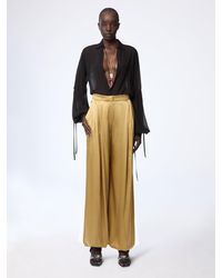 Nina Ricci - Harem Silk Satin Pants - Lyst