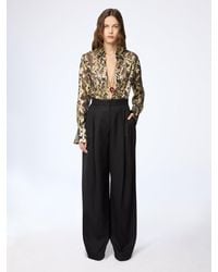 Nina Ricci - Marble Shirt With Bell Cuffs - Lyst