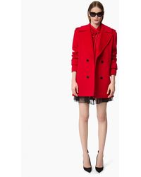 Nina Ricci - Cashmere And Wool Peacoat - Lyst