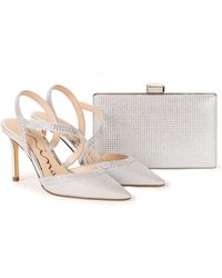 Nina - Nicara + Justin - Silver - Lyst