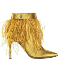 nina danella feather bootie