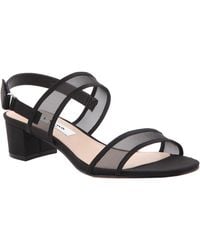 Nina - Ganice-black Luster Satin Mesh - Lyst