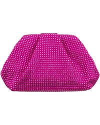 Nina - Indulge-parfait Pink Crystal Encrusted Frame Satchel - Lyst