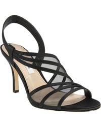 Nina - Vitalia-black Luster Satin - Lyst