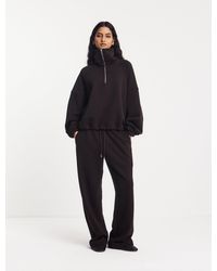 NINETY PERCENT - Straight Leg Sweatpant In Bitter Chocolate - Lyst