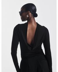 NINETY PERCENT - Anjea Reversible Top In Black - Lyst