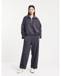 NINETY PERCENT - Ellery Barrel Leg Sweatpant In Magnet - Lyst
