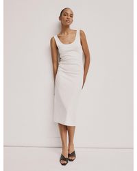 Ninetypercent - Gail Dress In Chalk White - Lyst
