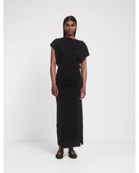 NINETY PERCENT - Gabriel Jersey Dress In Black - Lyst