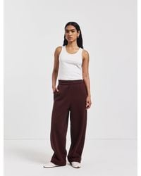 NINETY PERCENT - Ellery Barrel Leg Sweatpant In Bordeaux - Lyst