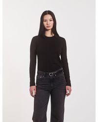 NINETY PERCENT - Billie Organic Cotton Classic Long Sleeve Top - Lyst