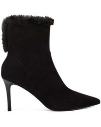 nine west ranfield leather cap toe bootie