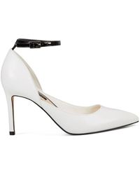 quinteena ankle strap pumps