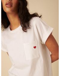 Nobody's Child - Heart Embroidered T-Shirt - Lyst