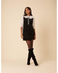 Nobody's Child - Cord Birch Pinafore Mini Dress - Lyst