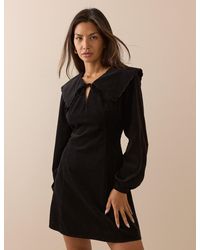 Nobody's Child - Oversized Collar Cord Hannah Mini Dress - Lyst