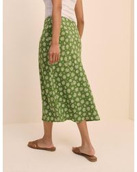Nobody's Child - Floral Mila Midi Slip Skirt - Lyst
