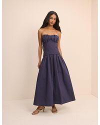 Nobody's Child - Bandeau Drop Waist Fawna Maxi Dress - Lyst