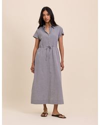 Nobody's Child - And Gingham Mason Shirt Midi Dress - Lyst