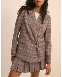 Nobody's Child - Check Double Breasted Alicia Blazer - Lyst