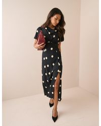 Nobody's Child - Polka Dot Cheryl Midi Dress - Lyst