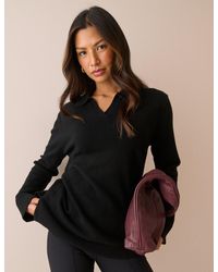 Nobody's Child - Open Collar Wool Jumper - Lyst