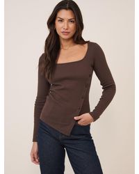 Nobody's Child - Square Neck Asymmetric Top - Lyst