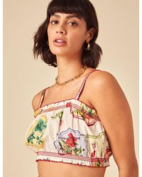 Nobody's Child - Printed Crop Top - Lyst