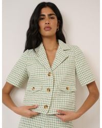 Nobody's Child - Short Sleeve Boucle Jacket - Lyst