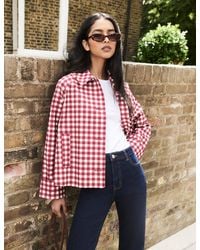 Nobody's Child - Gingham Oyanti Swing Jacket - Lyst