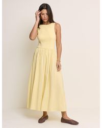 Nobody's Child - Ribbed Boat Neck Knitted Dress - Lyst