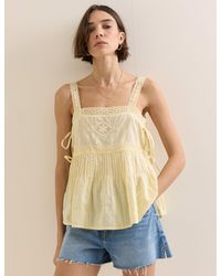 Nobody's Child - Butter Embroidered Lace Trim Top - Lyst