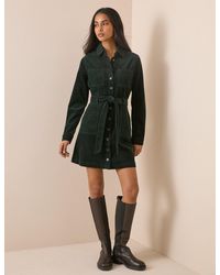 Nobody's Child - Cord Finchley Mini Shirt Dress - Lyst