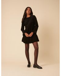 Nobody's Child - Cord Long Sleeve Tiana Mini Dress - Lyst