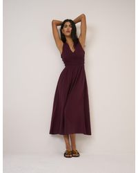 Nobody's Child - Dark Sleeveless Audrey Midi Dress - Lyst