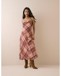 Nobody's Child - And Check Motsi Midi Dress - Lyst