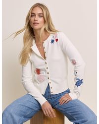 Nobody's Child - Seascape Embroidered Cardigan - Lyst