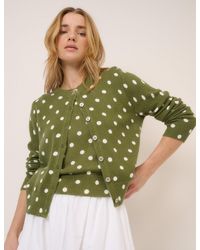 Nobody's Child - Polka Crew Neck Cardigan - Lyst