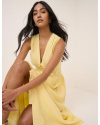 Nobody's Child - Butter Sleeveless Starlight Midi Dress - Lyst
