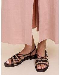 Nobody's Child - And Leather Strappy Sandals - Lyst